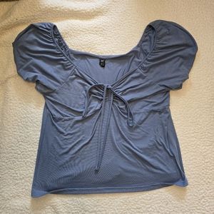 Shein blue top